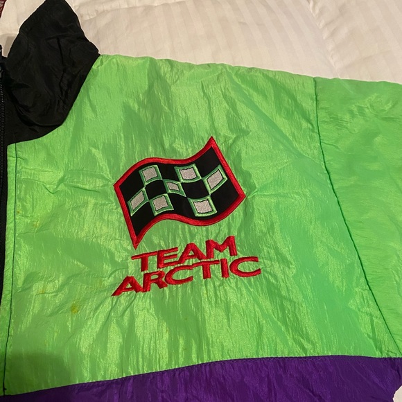 Men’s Vintage Arctic Wear 1/4 Zip Racing Jacket - Picture 7 of 9